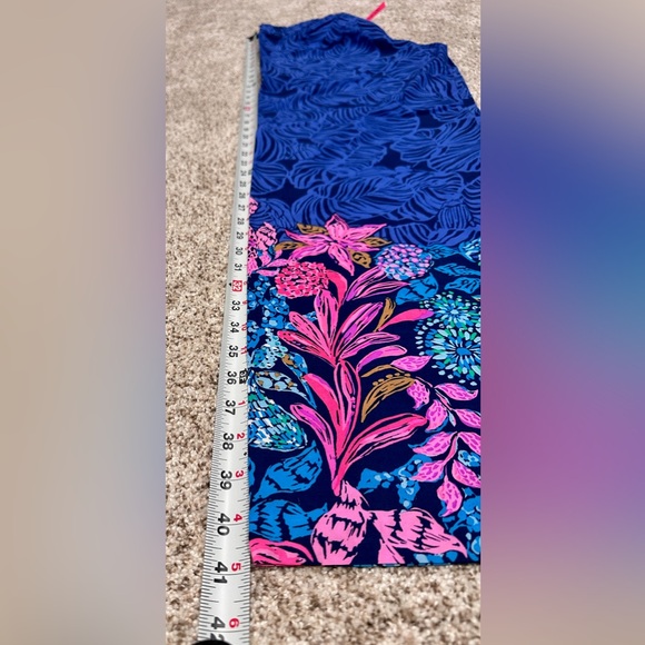 Lilly Pulitzer Bal Harbour Palazzo Pants. Size S in Aegean Navy  Calypo Coast - Picture 7 of 7